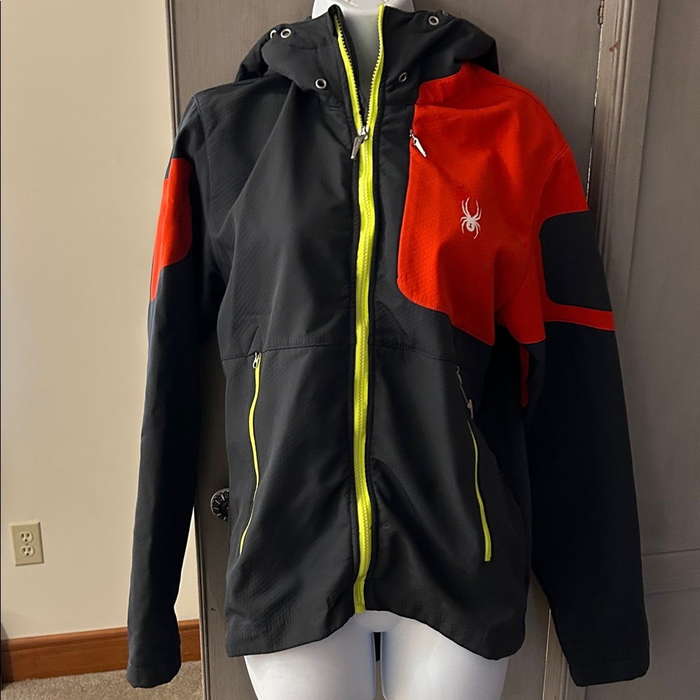 Spyder Black and Red Performance Jacket